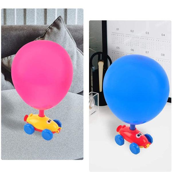Lasten ilmapallopumppuautolelu, opettavainen DIY-lelu, varhaiskasvatus, KLB