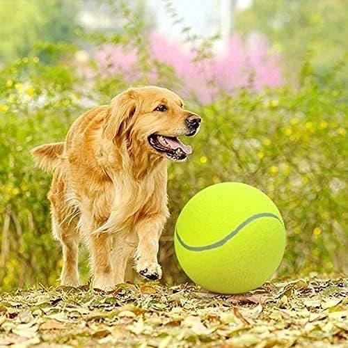 Suuri tennispallo, 24 cm lemmikkipallo, suuri ilmapallo
