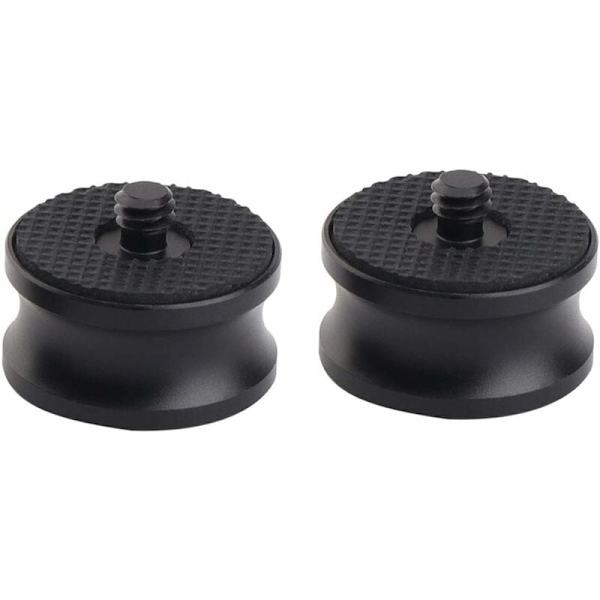 Tripod skrue adapter, 3/8-16 hun til 1/4-20 han (2 stk.) KLB