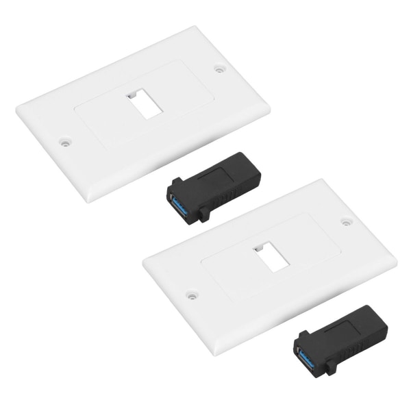 stk USB 3.0 vægplade hurtigopladning dobbeltport USB3.0 KLB