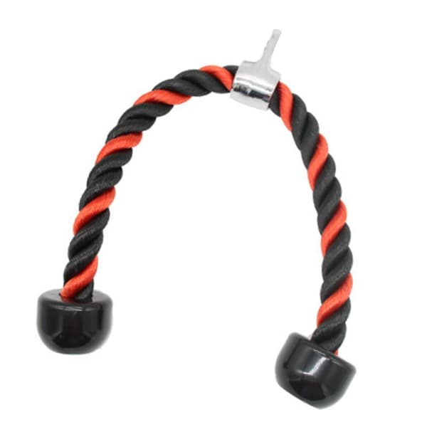 Nylon triceps reb, rød-sort, 70 cm