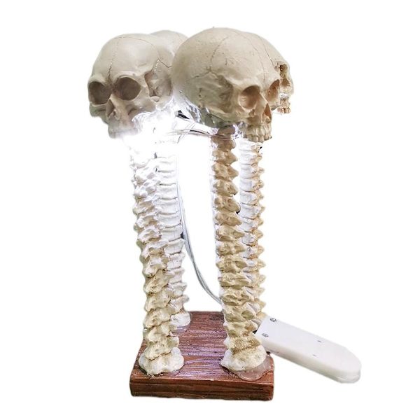 Skeletlampe Skelet Natlampe Halloween Industri KLB