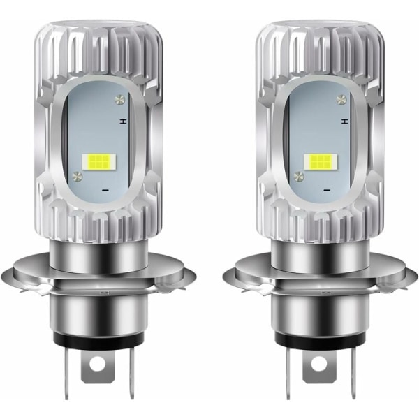 2 stk HS1 pære H4 motorsykkel frontlykter CSP 1860 SMD PX43t 35/35W fjernlys/nærlys frontlykter 2000LM 6500K DC 9-80V KLB