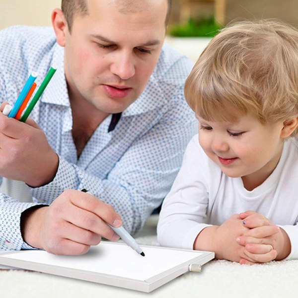 Magnetisk whiteboard, magnetisk tavla, skrivbar whiteboard, dubbelsidig KLB