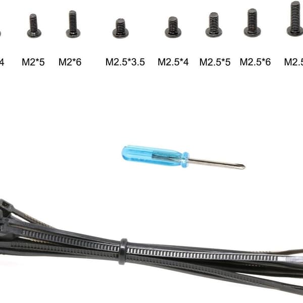 500 st M2 M2.5 M3 Laptop Skruvsats KLB