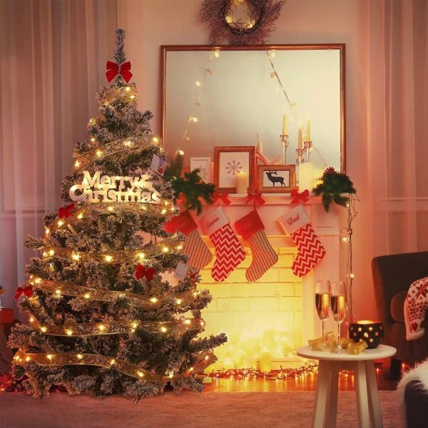 Julelys for juletre, julebursdagsfest, stil 4