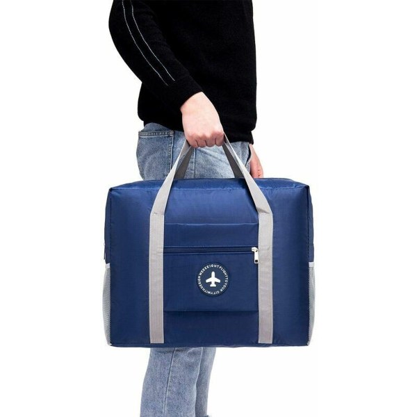 Håndbagasje 44 x 35 x 15 (under 45 x 36 x 20) Sammenleggbar lett reiseveske Koffert Hånd