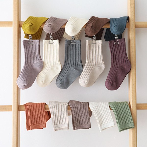 Par i strumpor för småbarn Unisex Baby Crew Socks för småbarn pojkar ML KLB