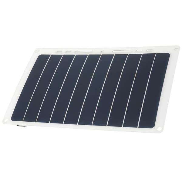 Bærbar 10W udendørs solcellepaneloplader med KLB