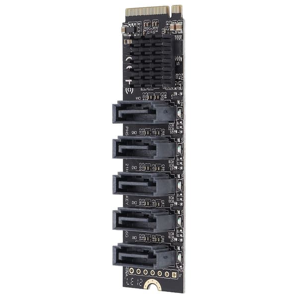 PH56 M2 PCIE 3 5-ports harddisk-utvidelseskort KLB
