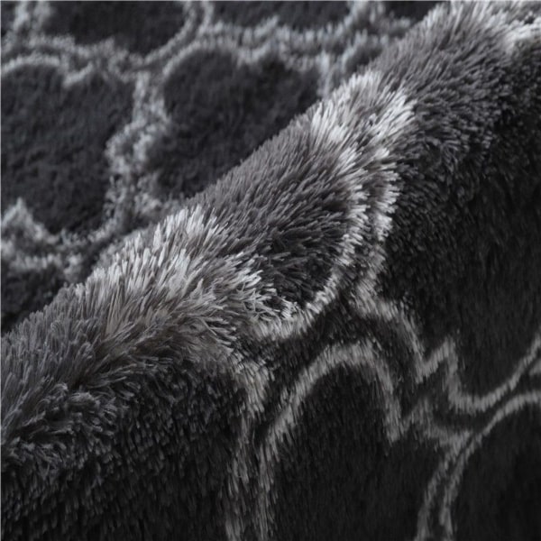 Fluffy shaggy fur rug for bedroom, living room