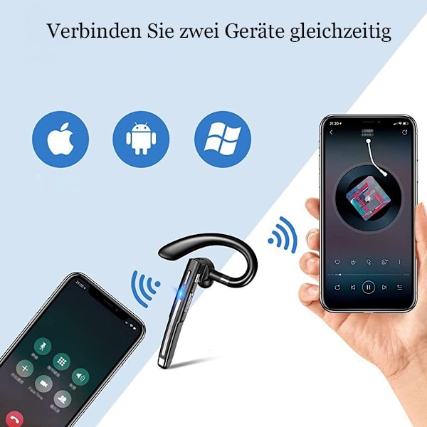 In-ear Bluetooth-hodetelefoner med mikrofon