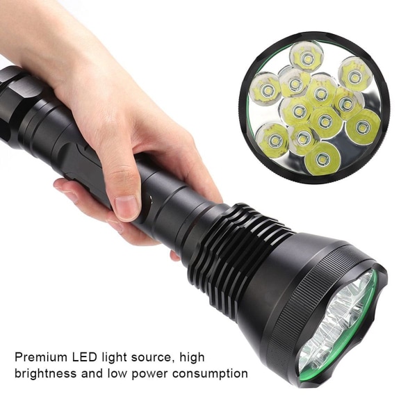 Høy lysstyrke utendørs aluminiumslegering LED-lommelykt KLB