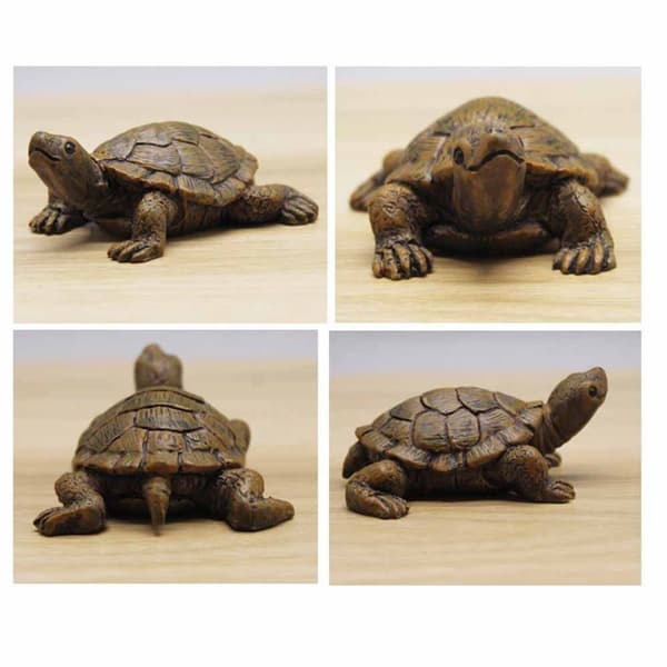 Mini skildpadde ornament - Fe have dekoration KLB