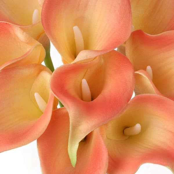 Calla Lily Kunstig Hvit Blomst Bryllupsbukett Kunstig Ekte KLB