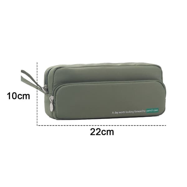 Høj kapacitet blyantpose 2 rum Pen Bag Form3 KLB