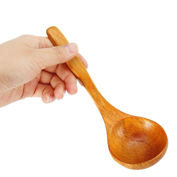 Naturlig träskedhandtag, sked, köksredskap KLB