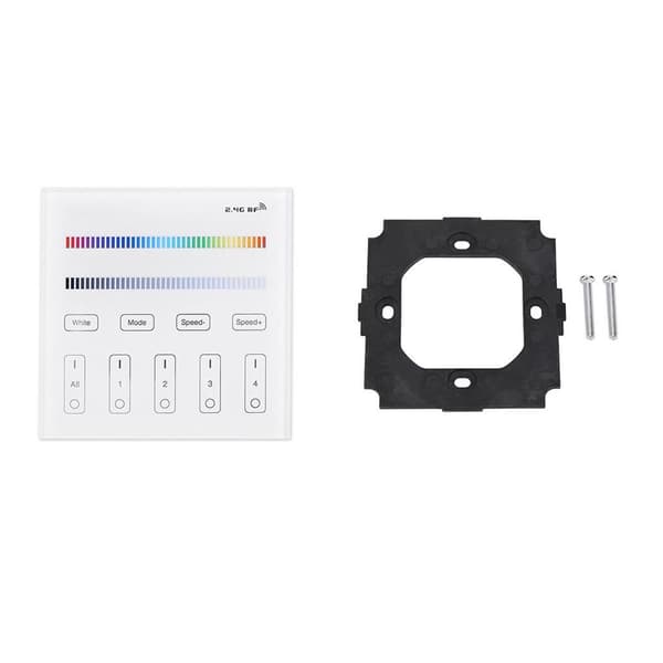 Milight 2.4G trådløs 4 zone RGB smart panel LED lys KLB