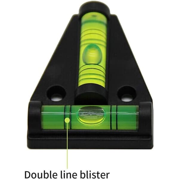 Liten vattenpass, husbilsvattenpass, T-typ vattenpass, minivattenpass, vattenpass, kontrollera placeringen av föremål KLB