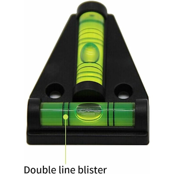 Pieni vesivaaka, matkailuautovesivaaka, T-tyyppinen vesivaaka, minivesivaaka, vesivaaka, tarkista kohteen sijoitus taso KLB
