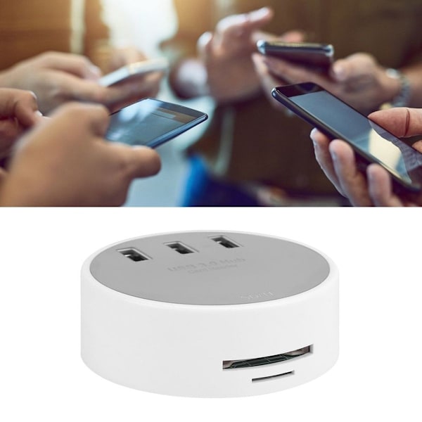 Multiport USB HUB 3 portar USB 3.0 Splitter Adapter med KLB