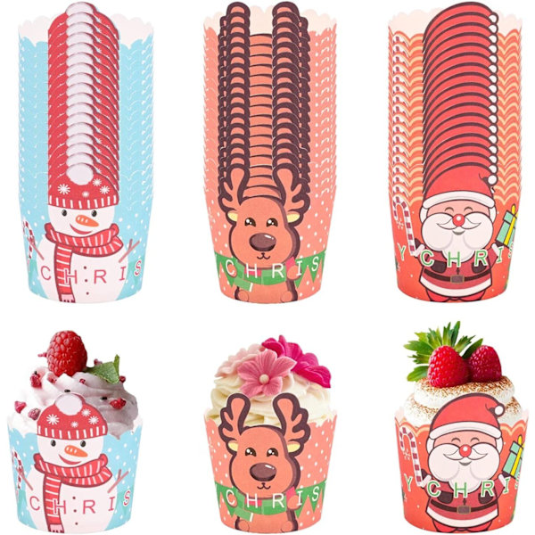 150 kpl Cupcake-vuorat Paperi Leivontakupeja Koti Uuniin Hääjuhliin Syntymäpäiväjuhliin Cupcake-koristeluihin Muffin-pannuihin Cupcake-vuorat Leivontaan