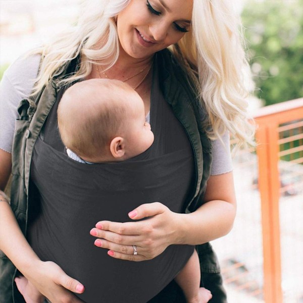 Babybærer, Håndfri Babybærer, Letvægts Sort KLB