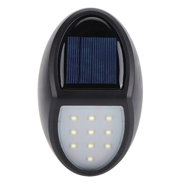 10 LED-chips vattentät solcellsladdad utomhusvägglampa KLB