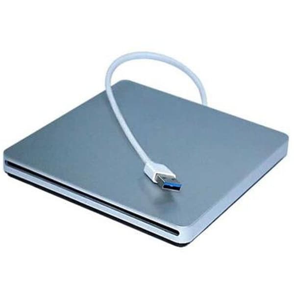 Extern CD DVD-enhet USB 3.0 Milfech Bärbar Slim CD/DVD-RW-brännare med typ