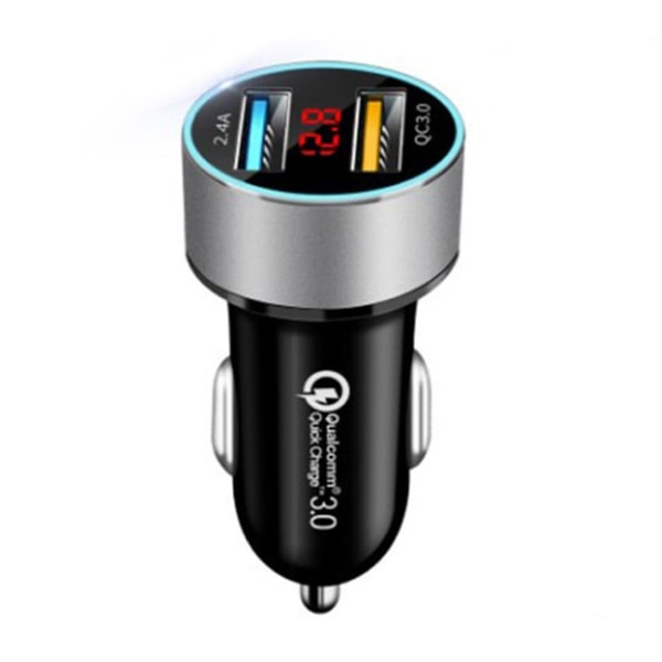 Billaddare, Quick Charge 3.0 + 2.4A 30W billaddare billaddningsadapter dubbel KLB