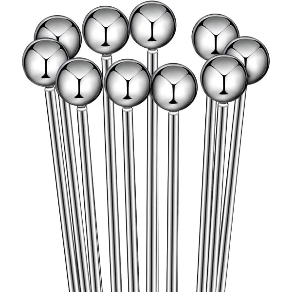 2 stk. rustfritt stål ballongvisp sett kjøkkenvisp for matlaging, miksing, visping, pisking, røring (12 tommer)
