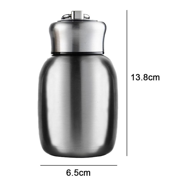 Mini 280ml rustfrit vakuumvandflaske i rustfrit stål, stil 1 KLB