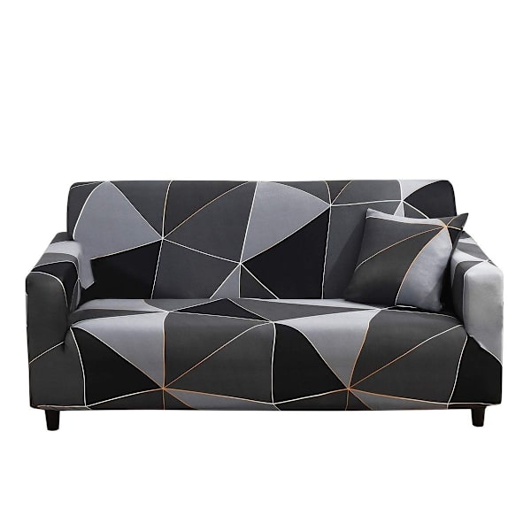 Elastisk sofaovertrekk, stretch sofa setetrekk 2 seter sklisikker sofaovertrekk