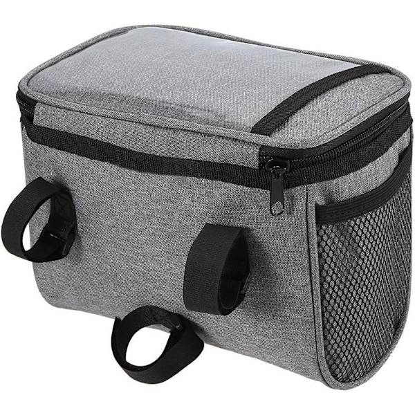Lixada cykelstyrbag, isoleret, grå