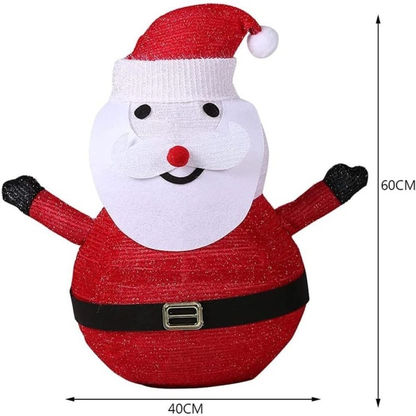 Tdbest Christmas lighting figures, 60 x 40 cm, light Christmas decoration, KLB