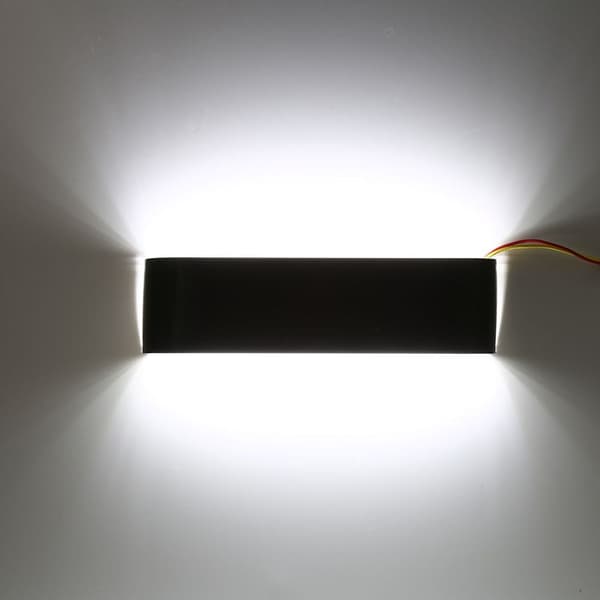 12W moderne minimalistisk LED-sengelampe i aluminium KLB