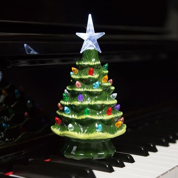 7,5\" Lighted Keramisk Juletre Julebord KLB