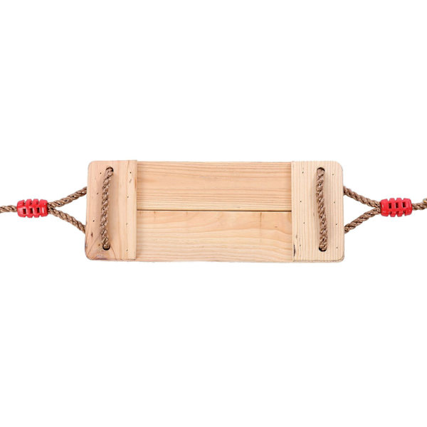 40*16*1,2 cm Trägunga Gunga Vuxna Barn Trägunga Säte med Justerbara Rep för Trä Inomhus Utomhus Lekplats