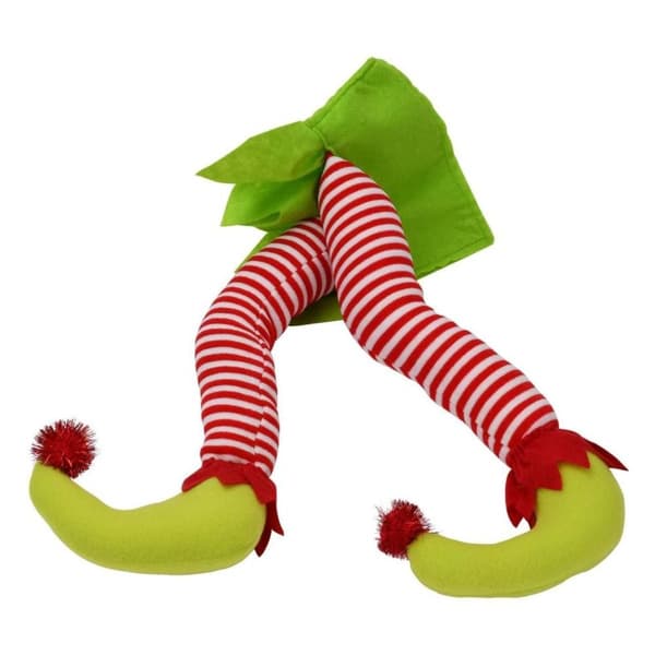 Julealv tretopper dekorasjoner med utstoppede ben KLB