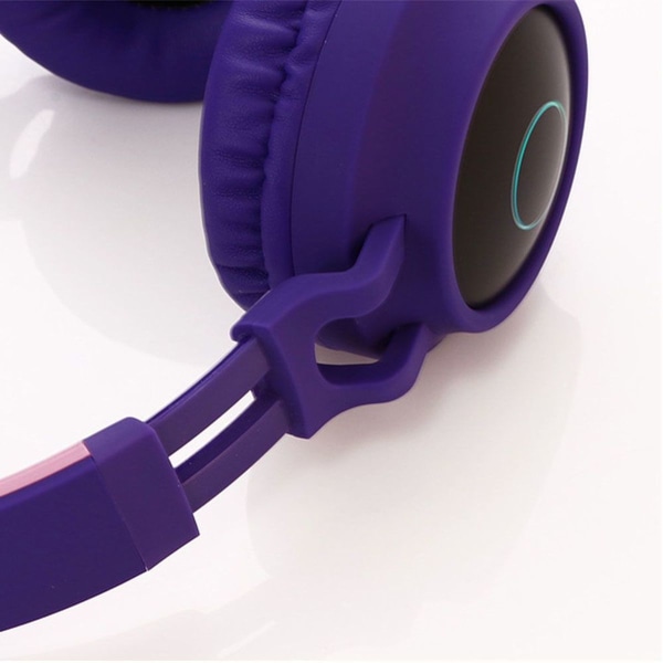 Päässä pidettävät lasten kuulokkeet, Bluetooth 5.0 langattomat, violetit