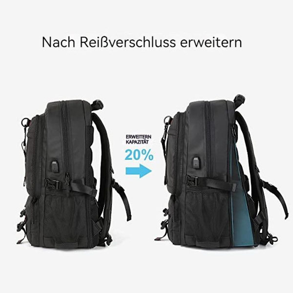 Ryggsäck handbagage laptop ryggsäck laptopväska reseryggsäck KLB