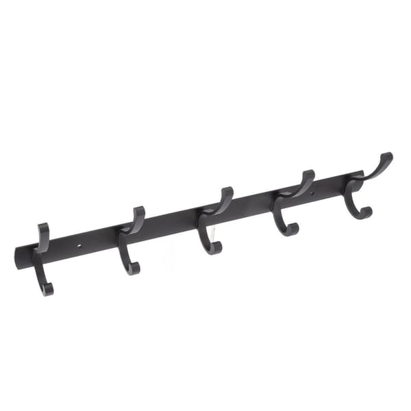 Moderne Minimalistisk Svart Dørkrok 5 Kroker for Vegg KLB