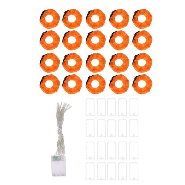 3m 20 LED DIY græskar streng lys Halloween græskar KLB