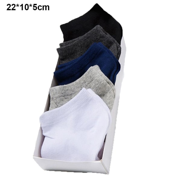 Women's Soft Cotton Low Top Athleisure Mixed Color Ankle Socks 5 Pairs KLB