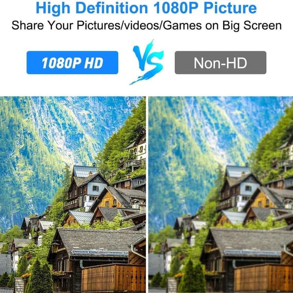 Lightning-HDMI-kaapeliadapteri, yhteensopiva iPhonen kanssa