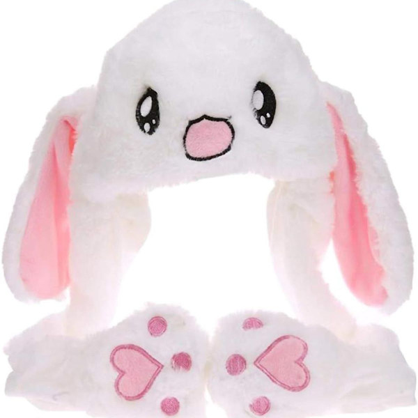 Ears Moving Jumping Bunny Plush Hat Rabbit Ears Moving Plush Hat KLB
