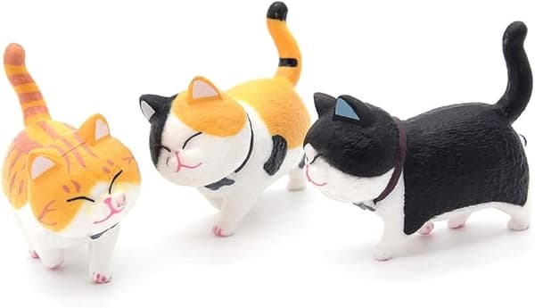 9 st Katt Bil Dekoration Fordon Inredning Kitten Cat