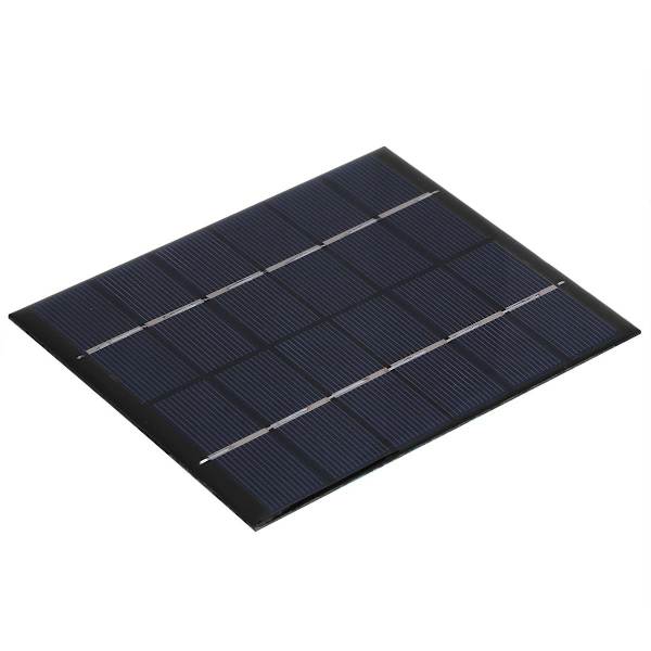 2W 6V solpanel med AA-batteriladdare för KLB
