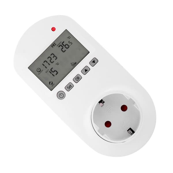 HY02TPR Trådløs digital varmetermostat til stikkontakter KLB