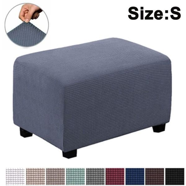Stretch Ottoman Cover, Ottoman Protector Cover, Bean Bag Protector, Ottoman Storage